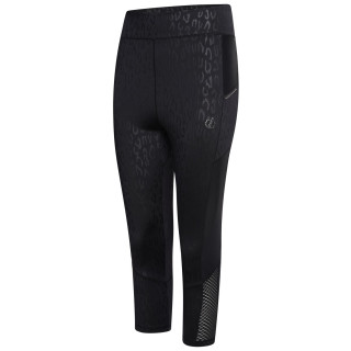 Mallas de tres cuartos para mujer Dare 2b Shine Bright 3/4 negro/gris BlackCire