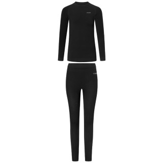 Ropa interior funcional para mujer Viking Ritra Set negro black