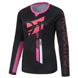 Maillot de ciclismo para mujer Protective P-Queen of vert negro black