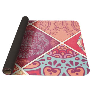 Esterilla de yoga Yate Yoga Mat přírodní guma rosa