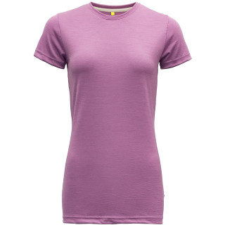 Camiseta funcional de mujer Devold Eika Woman Tee violeta Iris