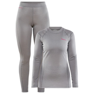 Juego de mujer Craft Core Warm Baselayer gris claro Monument