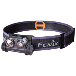 Linterna frontal Fenix HM65R-DT negro/violeta dark purple