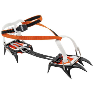 Crampones Petzl Irvis FL negro/naranja