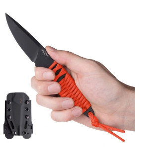 Cuchillo Acta non verba P100 Dlc/Plain edge, Cerakote naranja orange