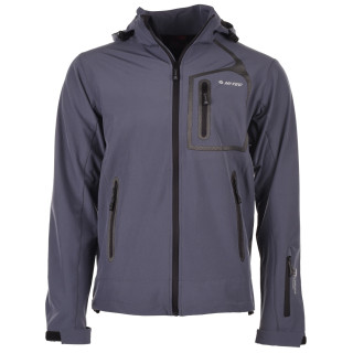 Chaqueta de hombre Hi-Tec Nils gris MidnightGray/Black