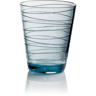 Vaso Brunner Onda glass 30 cl azul