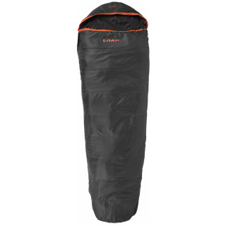 Saco de dormir Loap Lenox negro/naranja BLK/ORG