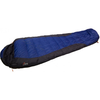 Saco de dormir de plumón Warmpeace Viking 600 170 cm wide azul ShadowBlue/Gray/Black