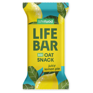 Barrita Lifefood Lifebar Oat Snack citronový BIO 40 g