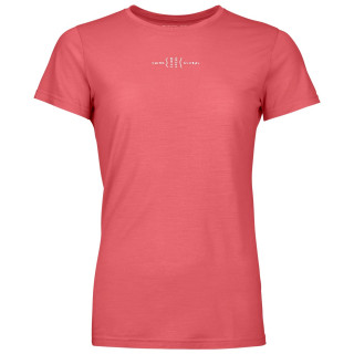 Camiseta de mujer Ortovox 150 Cool Climb Local Ts W rosa wild rose