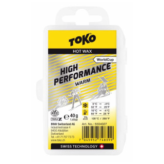 Cera TOKO World Cup High Performance cálida 40 g TripleX