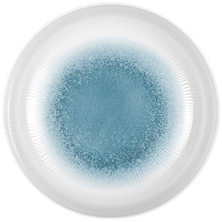 Plato Brunner Deep plate white-blue blanco/azul