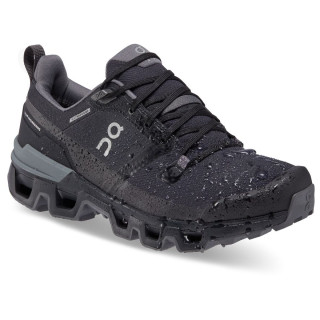 Calzado de senderismo para mujer On Running Cloudwander Waterproof negro/gris Black/Eclipse