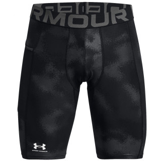 Calzoncillos funcionales de hombre Under Armour HG Armour Printed Lg Sts negro/gris Black/White