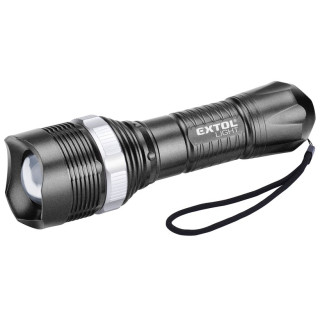 Linterna Extol 40lm, ZOOM, 1W LED, plástico ABS