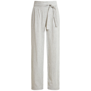 Pantalones de mujer Craghoppers Ophelia Trouser beige Stone Stripe