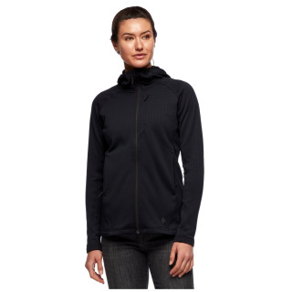 Sudadera de mujer Black Diamond Factor Hoody negro Black