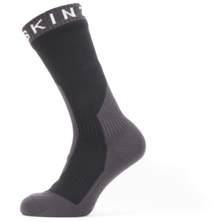 Calcetines impermeables SealSkinz Stanfield negro/gris Black/Grey/White