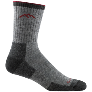 Calcetines de hombre Darn Tough Hiker Micro Crew Midweight With Cushion gris charcoal