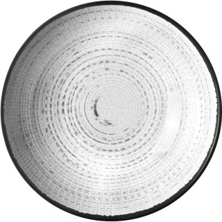 Plato Brunner Tivoli Deep plate blanco/negro