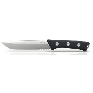 Cuchillo Acta non verba P400 - SERRATED EDGE negro Black