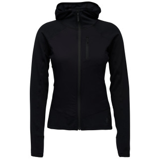 Sudadera funcional de mujer Black Diamond W Coefficient Lt Hybrid Hoody negro Black