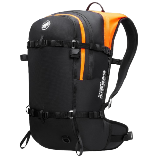 Mochila antiavalancha Mammut Free 28 Removable Airbag 3.0 negro/naranja 5010 BLACK