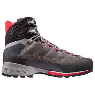 Calzado de senderismo para hombre Mammut Kento Tour High GTX Men gris/rojo dark titanium-dark spicy