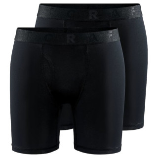 Calzoncillos bóxer para hombre Craft Core Dry 6" 2-pack negro Black