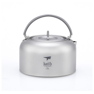 Hervidor Keith Titanium Titanium Kettle 1 L gris