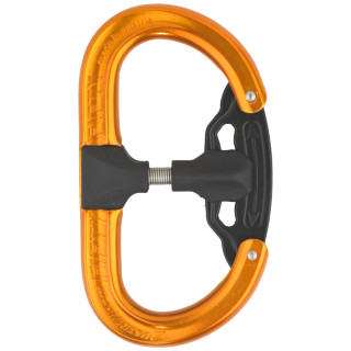 Mosquetón AustriAlpin Fifty-Fifty Autolock naranja orange