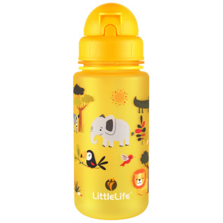 Botella para niños LittleLife Water Bottle 400 ml amarillo Safari