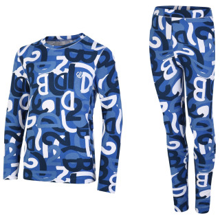 Ropa interior térmica para niños Dare 2b Pow Baselayer Set azul Olympian Blue Graffiti