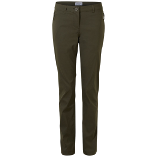 Pantalones de mujer Craghoppers Kiwi Pro II Trouser verde Mid Khaki