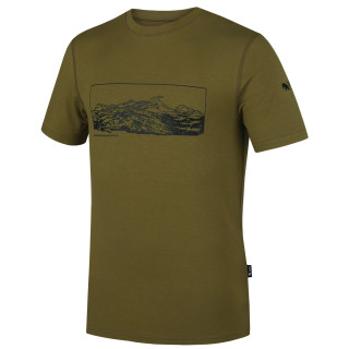 Camiseta de hombre Zulu Bambus Alpine 210 Short verde olive