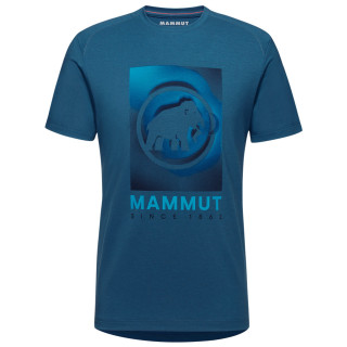 Camiseta de hombre Mammut Trovat T-Shirt Men Mammut azul Deep Ice