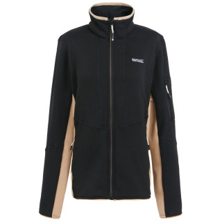 Sudadera funcional de mujer Regatta Ralina negro/beige Blck/WrmTaup