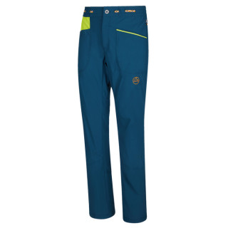 Pantalones de hombre La Sportiva Talus Pant M azul oscuro Storm Blue/Lime Punch