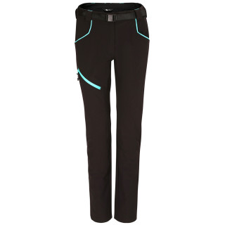 Pantalones de mujer Zulu Pilis W negro/azul Black/Aqua