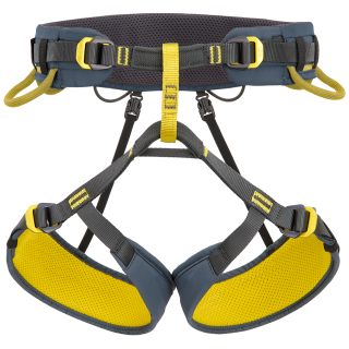 Arnés de escalada Climbing Technology Wall negro/amarillo antr/must