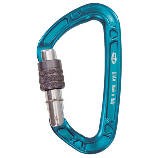 Mosquetón Climbing Technology Aerial PRO SG azul light blue