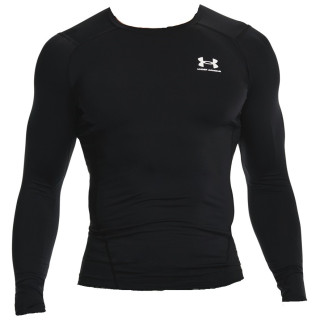 Camiseta funcional de hombre Under Armour HG Armour Comp LS negro Black//White