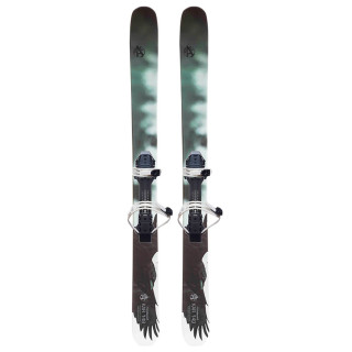 Raquetas de nieve OAC Set KAR 149 + EA 2.0 blanco/verde green/black/white