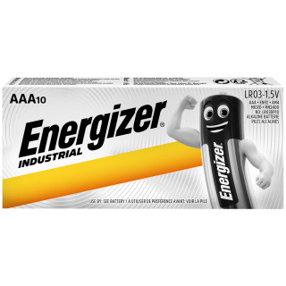 Batería(s) Energizer Industrial AAA/10 plata