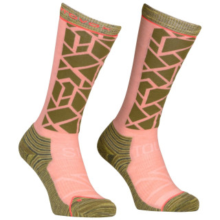 Medias de mujer Ortovox Ski Tour Comp Long Socks W rosa bloom