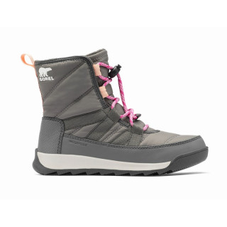 Botas de invierno para niños Sorel Youth Whitne II Short Lace Wp gris Quarry, Grill