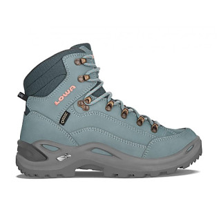 Calzado de mujer Lowa Renegade GTX Mid Ws azul claro iceblue/salmon