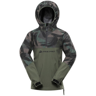 Chaqueta softshell para niños Alpine Pro Gibbo verde olivine