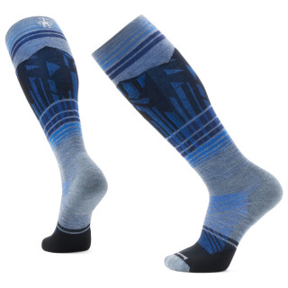 Calcetines de esquí Smartwool Ski Targeted Cushion Summit Shot Otc azul Pewter Blue